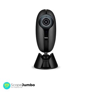 Qubo Outdoor Security Camera (Black) from Hero Group | Made in India | IP65 All-Weather | 2MP 1080p Full HD | CCTV Wi-Fi Camera | Night Vision | Mobile App Connectivity | Cloud & SD Card Recording