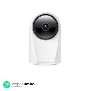 realme 360 Deg 1080p Full HD WiFi Smart Security Camera (White) | Alexa Enabled | 2-Way Audio | Night Vision | Motion Tracking & Intruder Alert, 7.1cm x 6.58cm x 11.43cm (RMH2001)