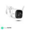 TP-Link Tapo 3MP 1296p High Definition Outdoor CCTV Security Wi-Fi Smart Camera | Alexa Enabled | Weatherproof | Night Vision | 2-Way Audio | SD Storage (Tapo C310) White