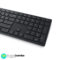 Dell KM5221W Pro 2.4GHz Wireless Keyboard with 12 Programmable Keys and 3 Button Optical Mouse Combo – Black
