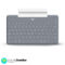 Logitech Keys-to-Go Super-Slim and Super-Light Bluetooth Keyboard for iPhone, iPad, Mac and Apple TV, Including iPad Air 5th Gen (2022) – Classic Blue